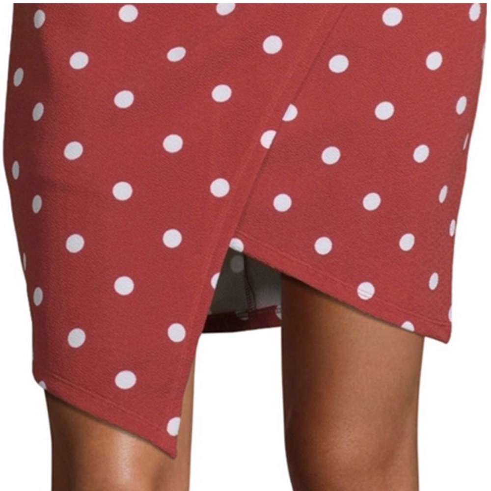 🆕Almost Famous Sleeveless Polka Dot Bodycon party Dress - Picture 4 of 8